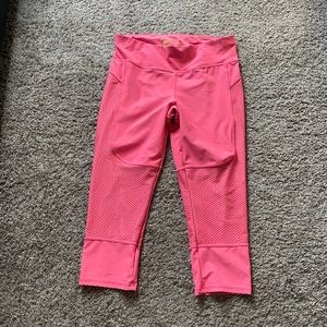 Bright Pink Capri Leggings